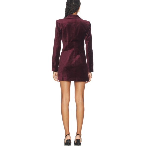 Good American Rich Burgundy Mini Dress - Picture 2 of 2